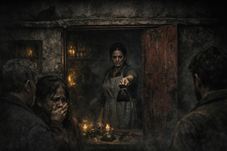 La fachada de la casa del panteón donde vive la señora Luz Morales