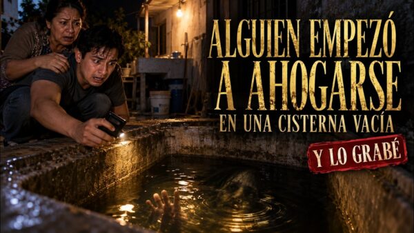 ALGUIEN EMPEZÓ A AHOGARSE EN UNA CISTERNA VACÍA… Y LO GRABÉ